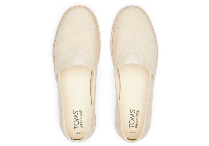 Toms Rope 2.0 Recycled Bomull Espadrille Beige | 8531URSDF