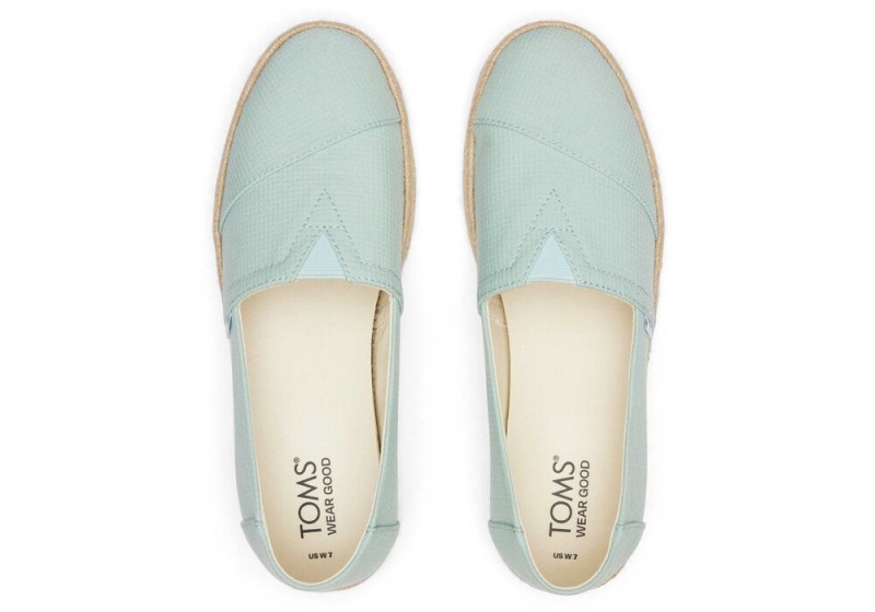 Toms Rope 2.0 Soft Espadrille Lyse Mint | 1572XVJMT