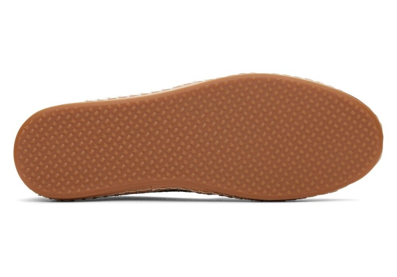 Toms Semsket Skinn Lær Wrap Espadrille Svarte | 4398ZRSWN