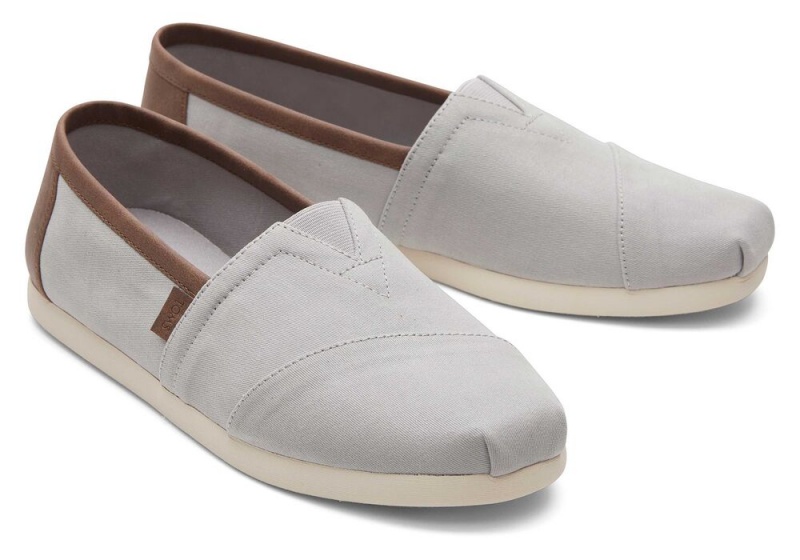 Toms SyntheticTrim Espadrille Dyp Grå | 4157CUBKH