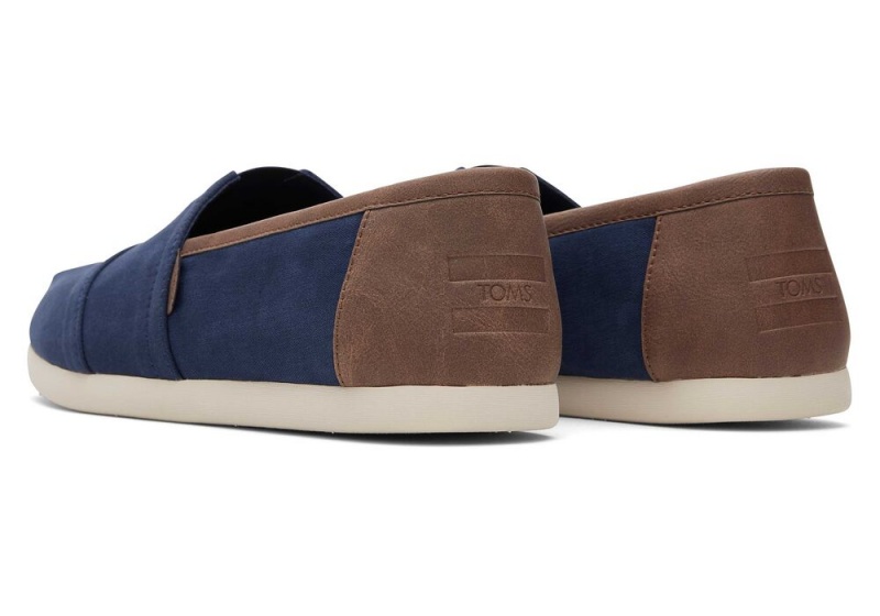 Toms SyntheticTrim Espadrille Marineblå | 3198ECKQN