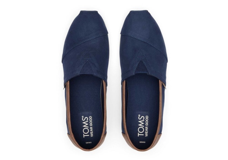 Toms SyntheticTrim Espadrille Marineblå | 3198ECKQN