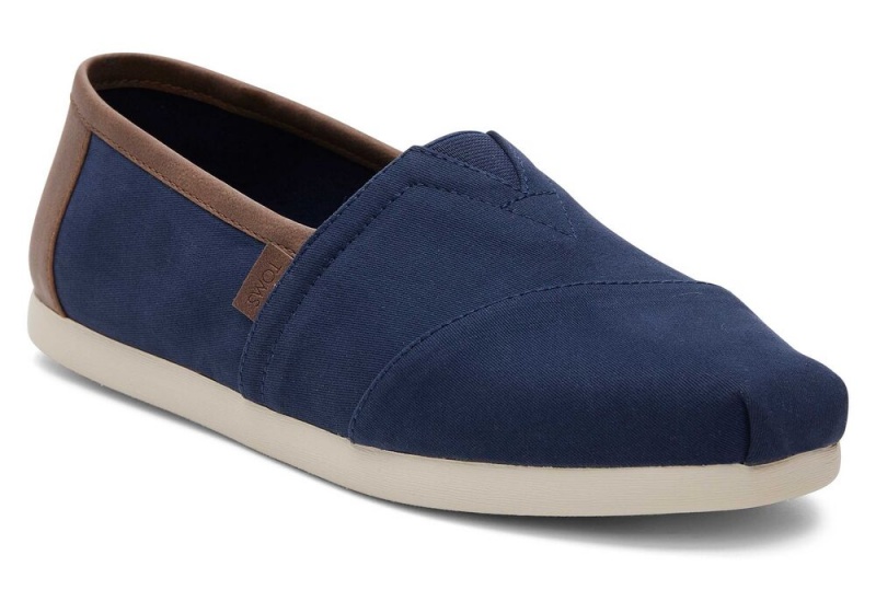 Toms SyntheticTrim Espadrille Marineblå | 3198ECKQN