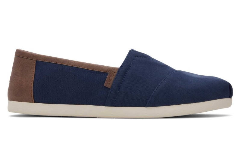 Toms SyntheticTrim Espadrille Marineblå | 3198ECKQN