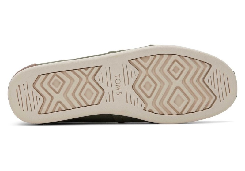 Toms SyntheticTrim Espadrille Mørke Olivengrønne | 4519RIZXB