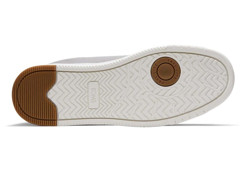 Toms TRVL LITE Canvas Blonder-Up Sneakers Dyp Grå | 0528XZBWA