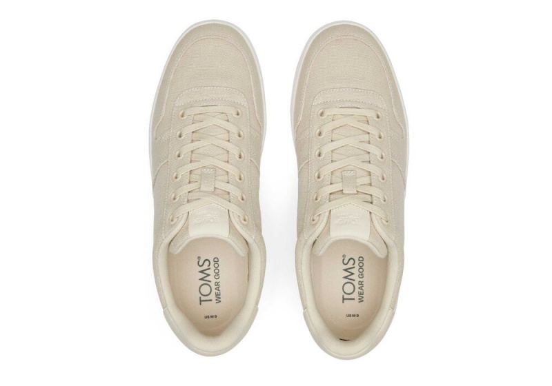 Toms TRVL LITE Court Canvas Sneakers Beige | 1358HNXYJ