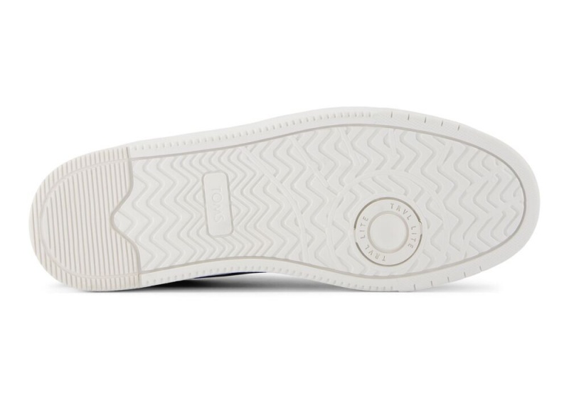 Toms TRVL LITE Court Lær Sneakers Svarte | 6173YFVAH