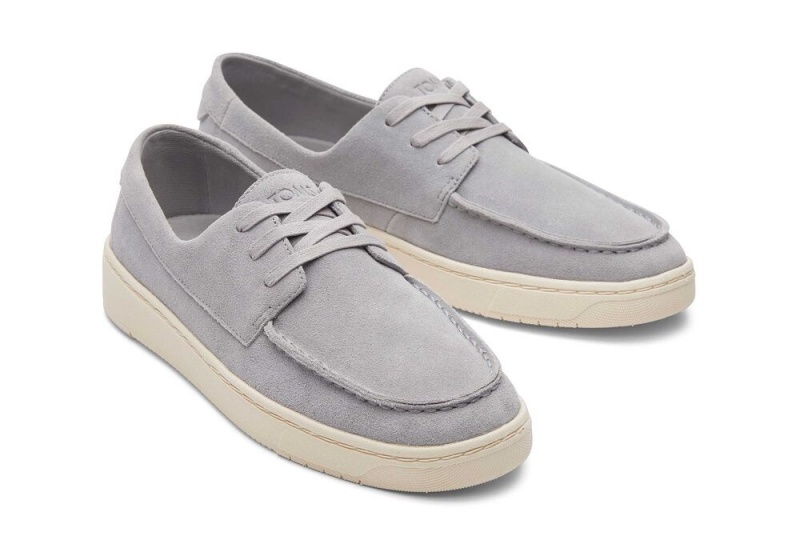 Toms TRVL LITE London Semsket Skinn Loafer Sneakers Grå | 1379JYLFK