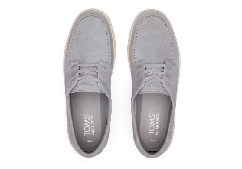 Toms TRVL LITE London Semsket Skinn Loafer Sneakers Grå | 1379JYLFK