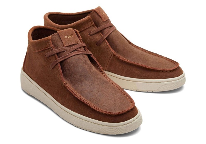 Toms TRVL LITE Moc Chukka Sneakers Kaffe | 3658NFIEG