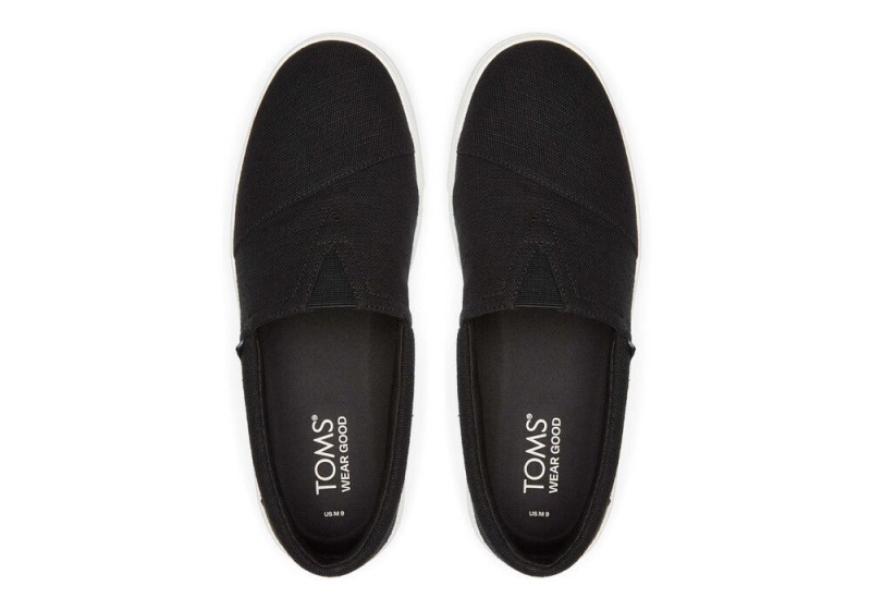 Toms TRVL LITE Slip On Joggesko Svarte | 6120DPYNB