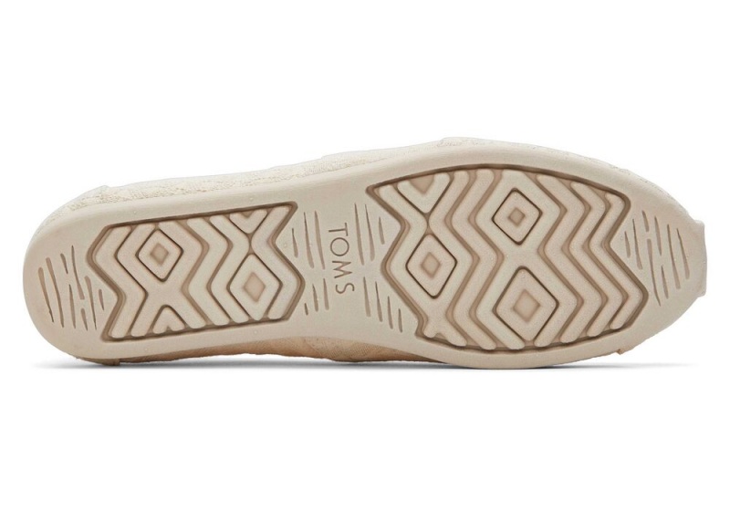 Toms Triangle Woven Espadrille Beige | 8971PVBTZ