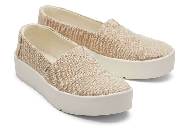 Toms Verona Slip On Joggesko Beige | 0276ZSRGX