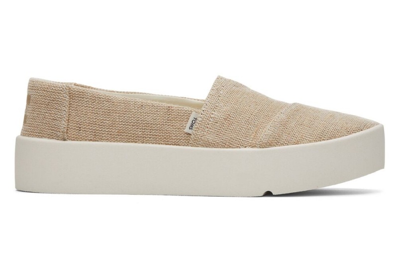 Toms Verona Slip On Joggesko Beige | 0276ZSRGX