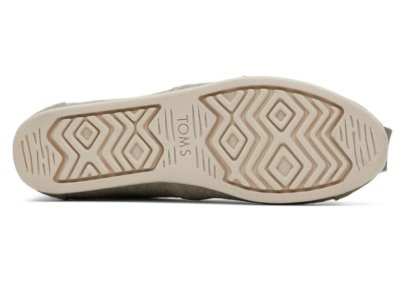 Toms Vetiver Diamond Texture Espadrille Grå | 7398QPDAT