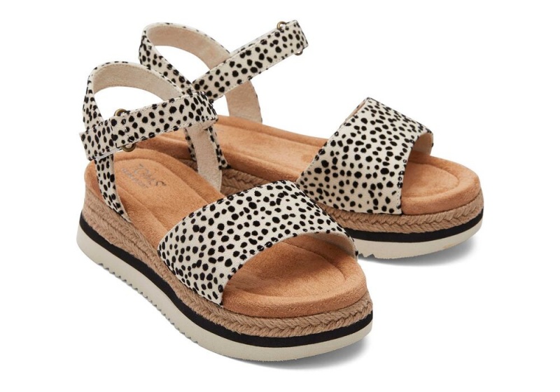 Toms Youth Diana Mini Cheetah Kids Shoe Sandaler Leopard | 1648YRWSC