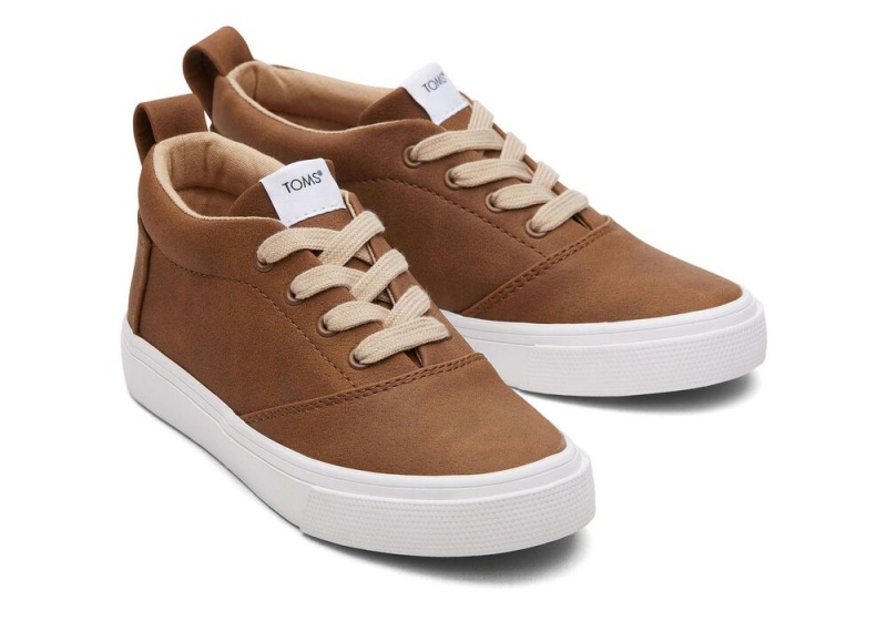 Toms Youth Fenix Kids Sneakers Brune | 3594YJKNC